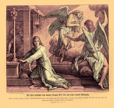 Samuel receives the prophecy of Eli