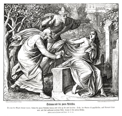 Susanna and the elders, Susanna and Daniel by Julius Schnorr von Carolsfeld