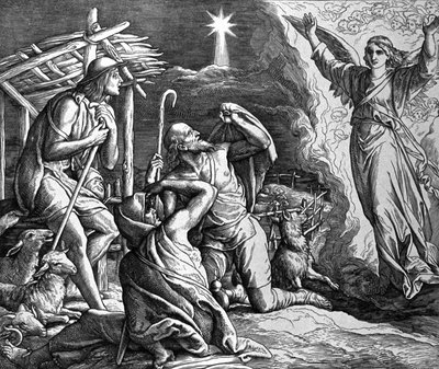 The Annunciation to the Shepherds by Julius Schnorr von Carolsfeld