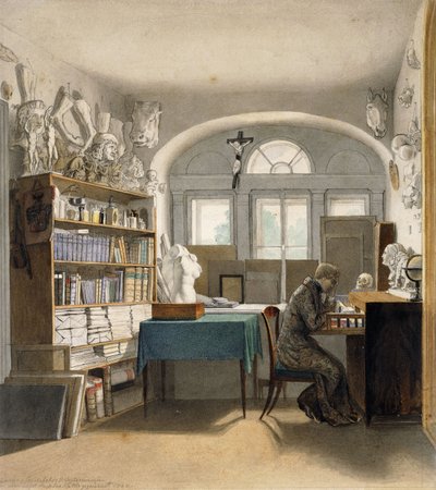 The Artist in his Study by Julius Schnorr von Carolsfeld