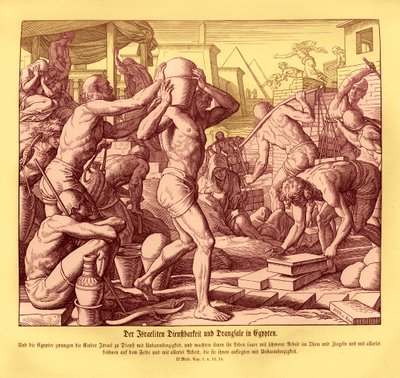 The Israelites Are Enslaved in Egypt by Julius Schnorr von Carolsfeld
