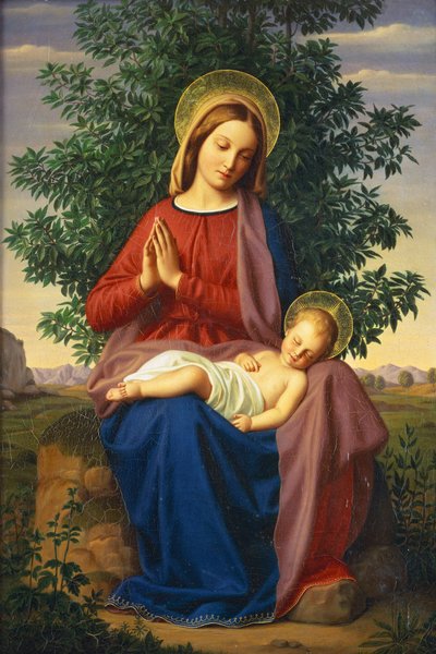 The Madonna and Child by Julius Schnorr von Carolsfeld
