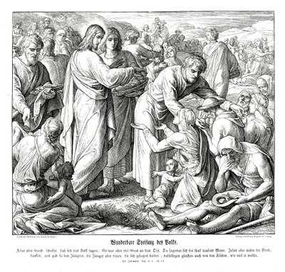 The feeding of the 5000, Gospel of John by Julius Schnorr von Carolsfeld