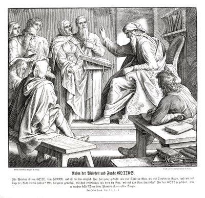 Wisdom of the Lord, Book of Sirach by Julius Schnorr von Carolsfeld