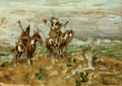 Scout of the Blackfoot Indians by Julius Seyler