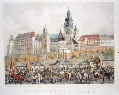 View of Castle of Krolewskiego, Krakow, from 