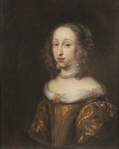Portrait of Princess Anna Dorothea of Holstein-Gottorp (1640-1713) by Jürgen Ovens