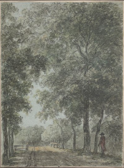 A Wooded Path at Treslong, near Hillegom by Jurriaan Andriessen