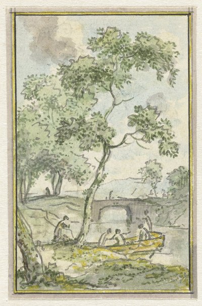Landscape with a Small Boat by Jurriaan Andriessen