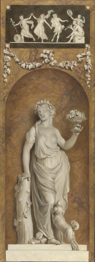 Wallpaper with Bacchante by Jurriaan Andriessen