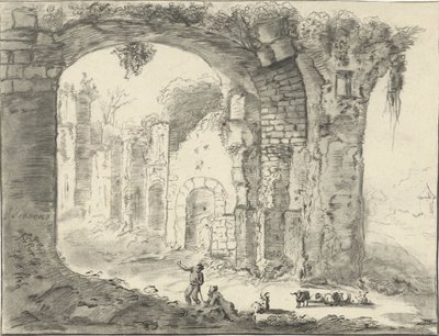 Landscape with Ruins by Jurriaan Cootwijck