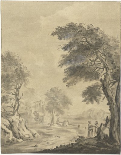 Landscape with Road by Jurriaan Cootwijck