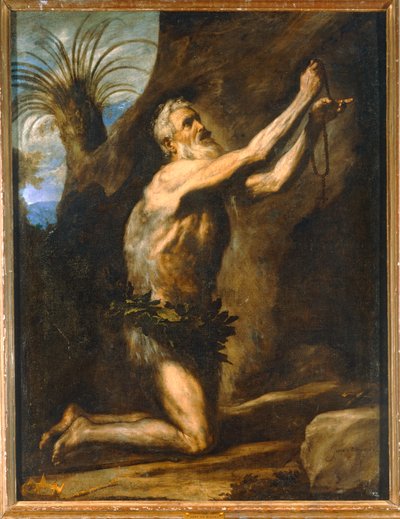 Saint Onofrio by Jusepe de (1591-1652) Ribera