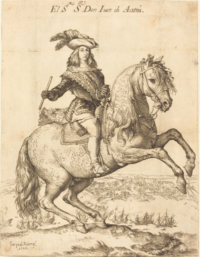 Equestrian Portrait of Don Juan de Austria by Jusepe de Ribera