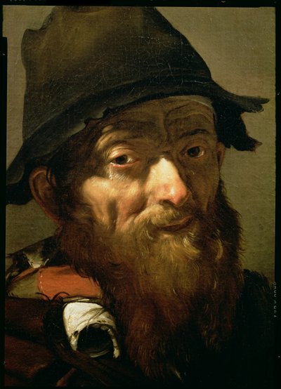 Head of an Old Man (detail) by Jusepe de Ribera