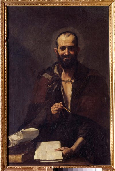 Representation of Archimedes (Painting by Jusepe de Ribera, 17th century) by Jusepe de Ribera