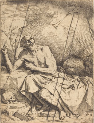 Saint Jerome Hearing the Trumpet of the Last Judgment by Jusepe de Ribera