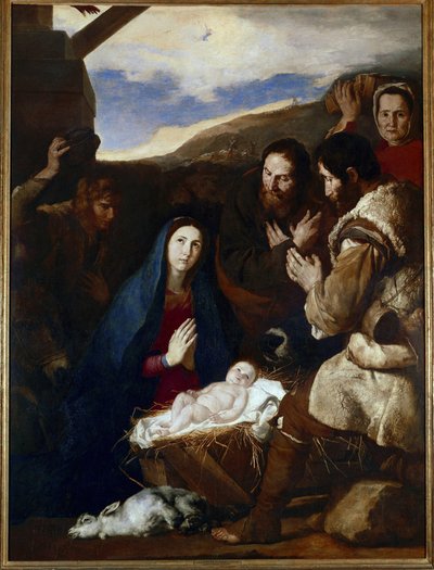 The Adoration of Shepherds by Jusepe de Ribera