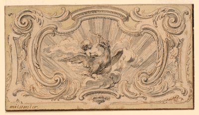 Design for an Ornament Panel by Juste Aurèle Meissonnier