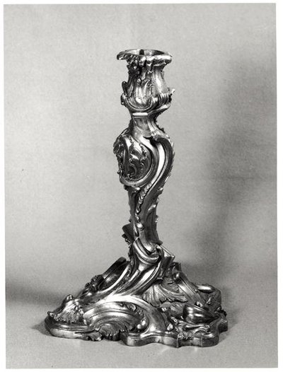 Model of a candlestick by Juste Aurèle Meissonnier