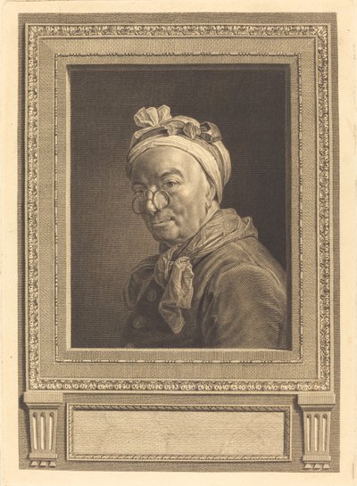 Jean Baptiste Simeon Chardin by Juste Chevillet after Jean Siméon Chardin