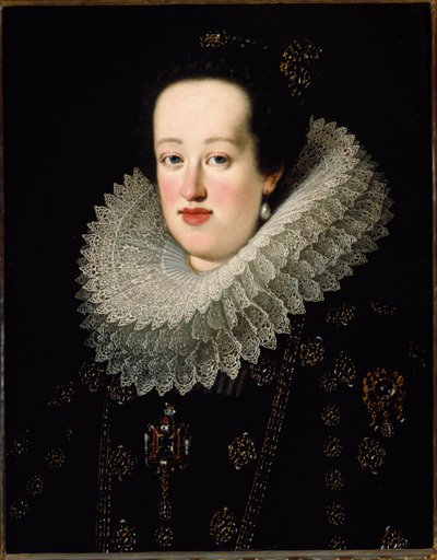 Portrait of Eleonora Gonzaga, Princess of Mantua by Justus Sustermans