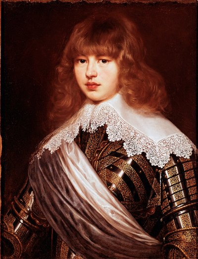 Portrait of Prince Valdemar Christian of Denmark by Justus Sustermans