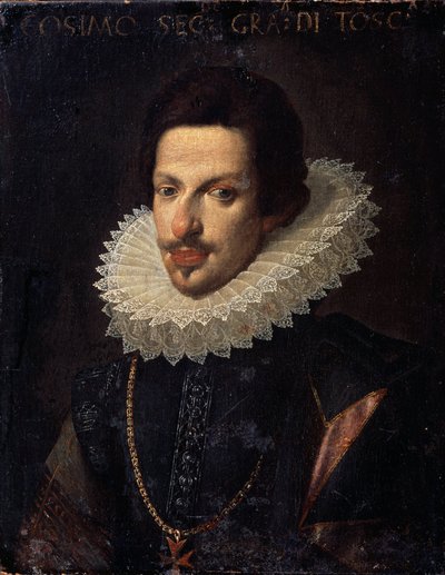 Portrait of Grand Duke of Tuscany Cosimo II de Medici by Justus Suttermans