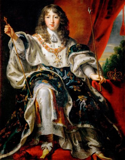 Louis XIV, King of France in His Coronation Robes by Justus van Egmont
