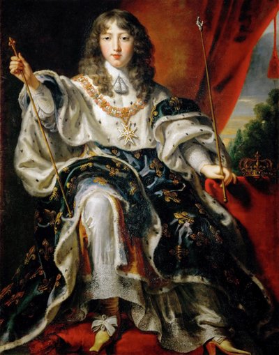 Louis XIV, King of France in His Coronation Robes by Justus van Egmont