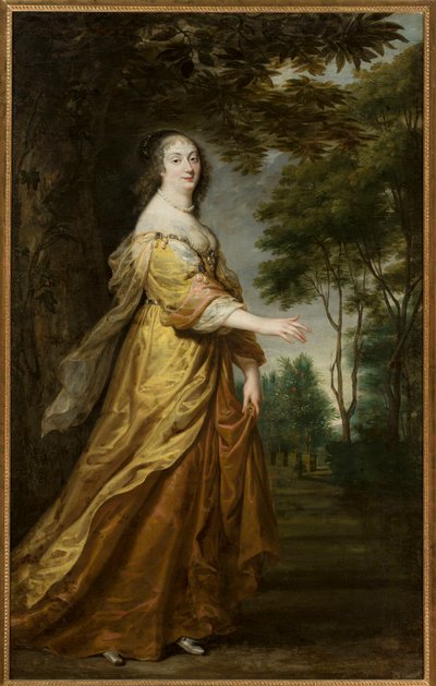Portrait of Marie Louise Gonzaga, Queen of Poland by Justus van Egmont