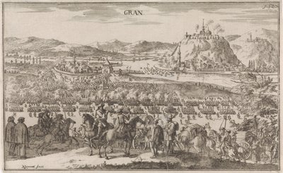 Battle of Párkány in 1683 by Justus van den Nijpoort