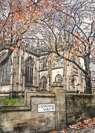 Autumn Cathedral Yard by Justyna Jaszke