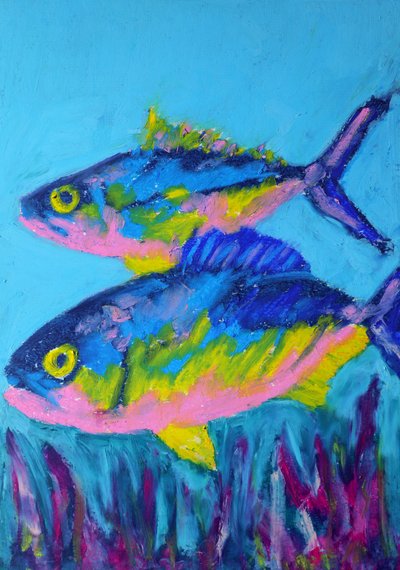 Colorful Ocean Duo by Justyna Jaszke