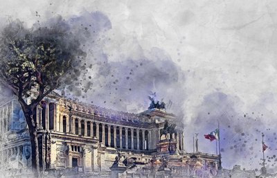 Rome Monument by Justyna Jaszke