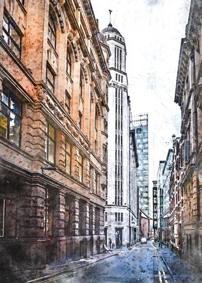 Tall City Perspective by Justyna Jaszke