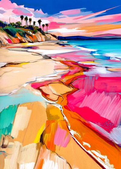 Vibrant Coastal Sunset by Justyna Jaszke