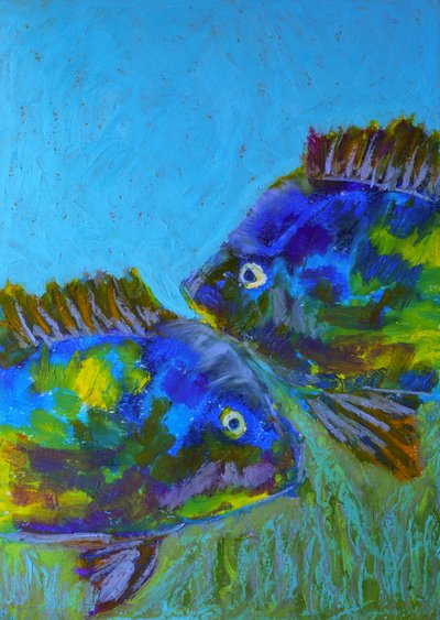 Vibrant Tropical Fish by Justyna Jaszke