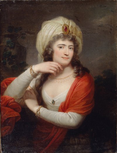 Portrait of Aleksandra Branicka 1754-1838, lady-in-waiting of Catherine II, 1793 by Józef Grassi