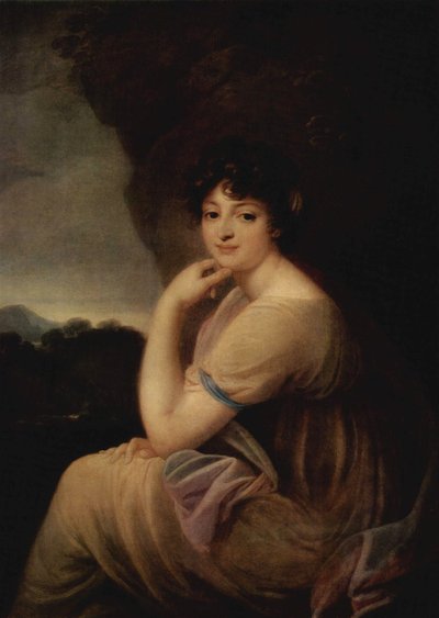Portrait of Yekaterina Bakunina by Józef Grassi