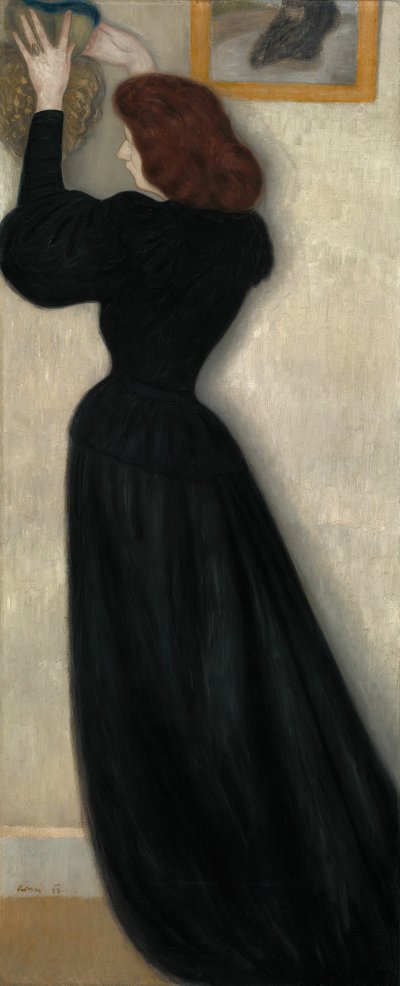 Slender Woman with Vase by József Rippl Rónai