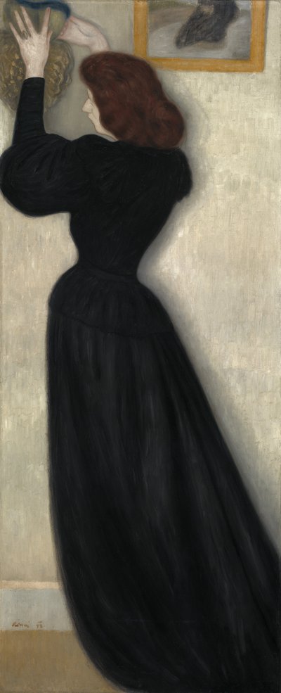 Slender Woman with Vase by József Rippl Rónai
