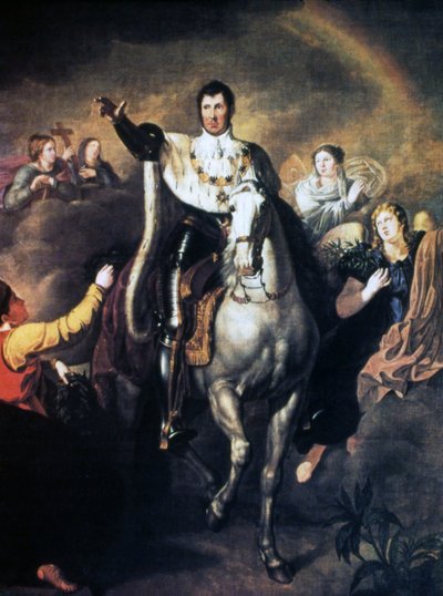 The Return of Frederick William III as Victor in the Wars of Liberation by K.F.J.H. Schumann