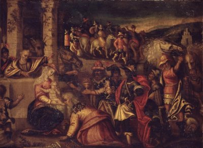 The Adoration of the Kings by KMS 3880 f Ubekendt