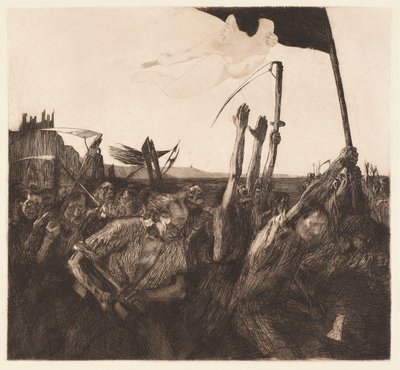 Uproar by Käthe Kollwitz