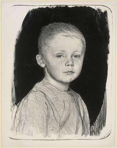 Portrait of Hans Kollwitz by Käthe Kollwitz