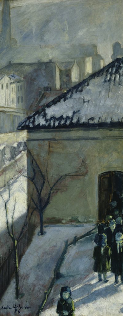 View towards Ruseloekka School, Oslo by Kalle Lochen