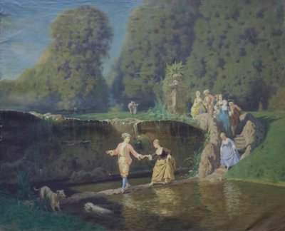Copy of a French Painting by Kamal Al Molk