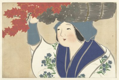 Firewood Seller (Flowers of a Hundred Worlds, series title) by Kamisaka Sekka