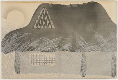 Flowers of a Hundred Worlds: Autumn Night by Kamisaka Sekka